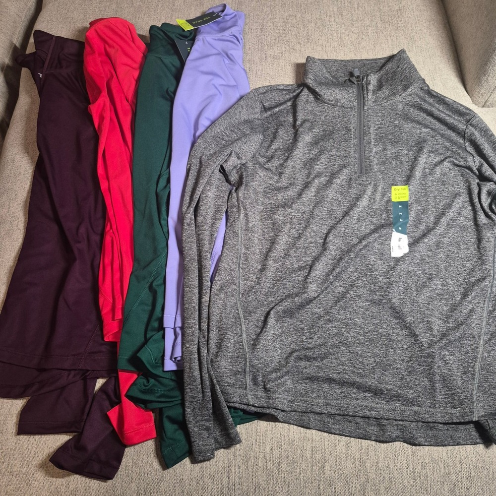 Lot 5 Tek Gear Performance 1/4 zip size m